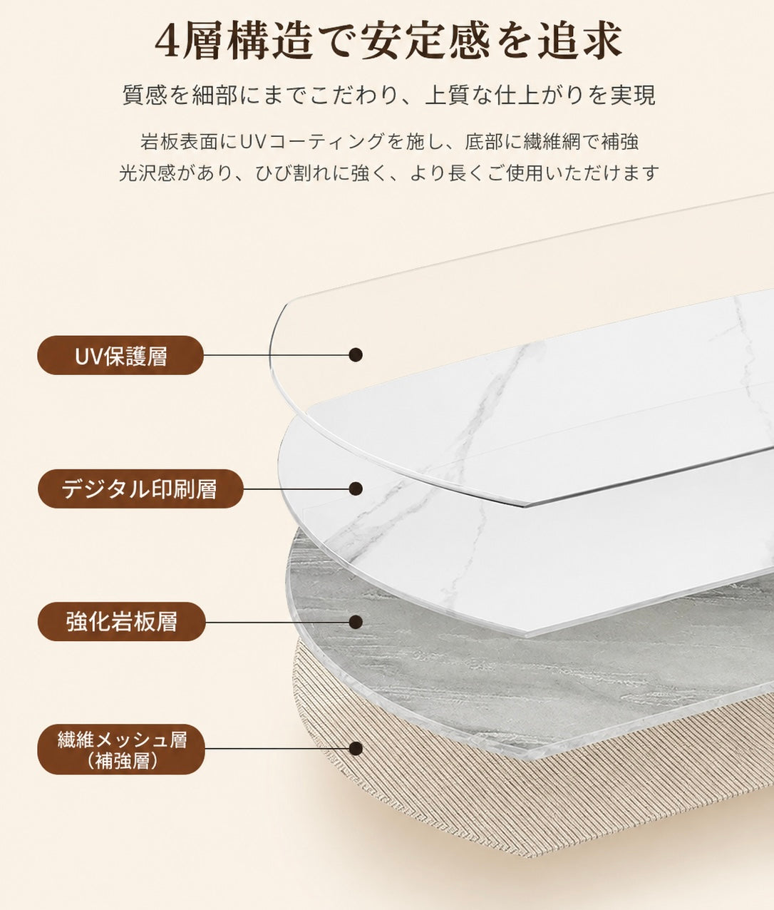 【新着アイテム】アウラストーンローテーブル(Aura stone low table)