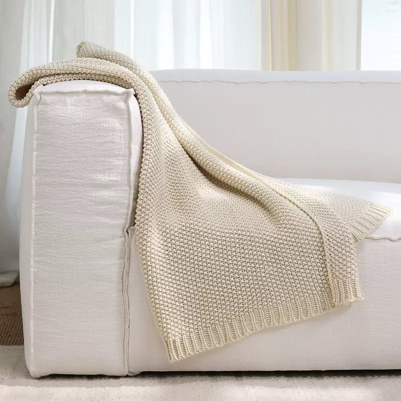 【NEW】Calme Knit ブランケット01