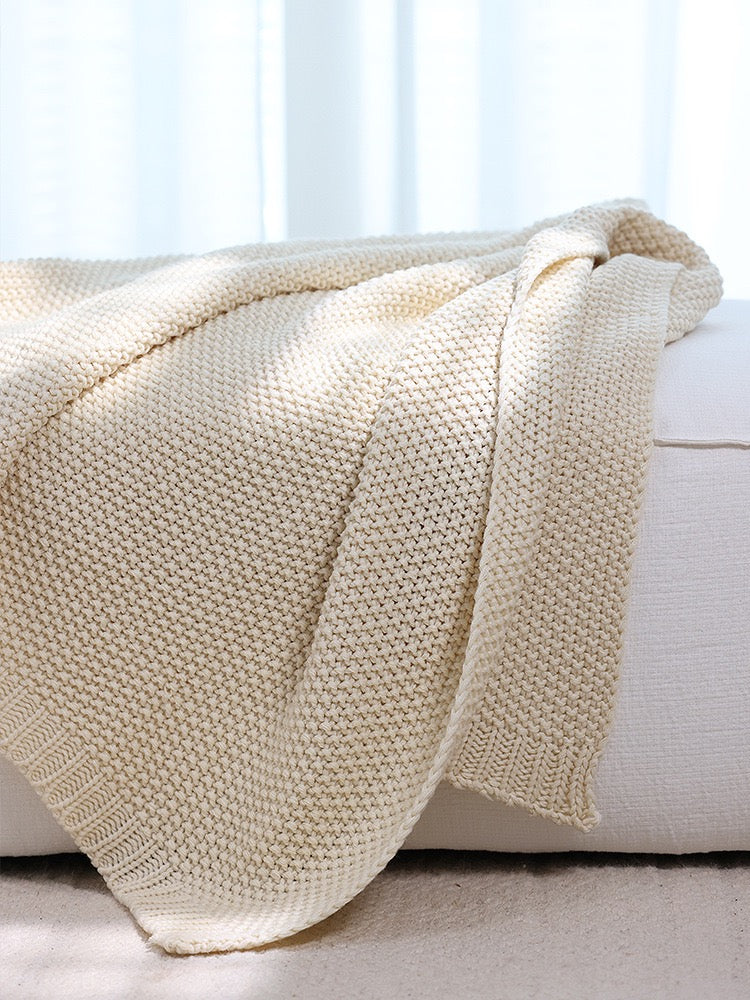 【NEW】Calme Knit ブランケット01