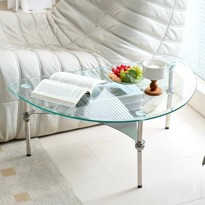 ガラスコンビローテーブル