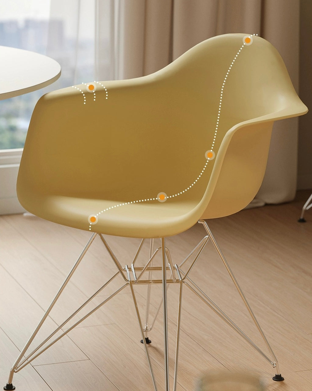 アームレストシンプルチェア