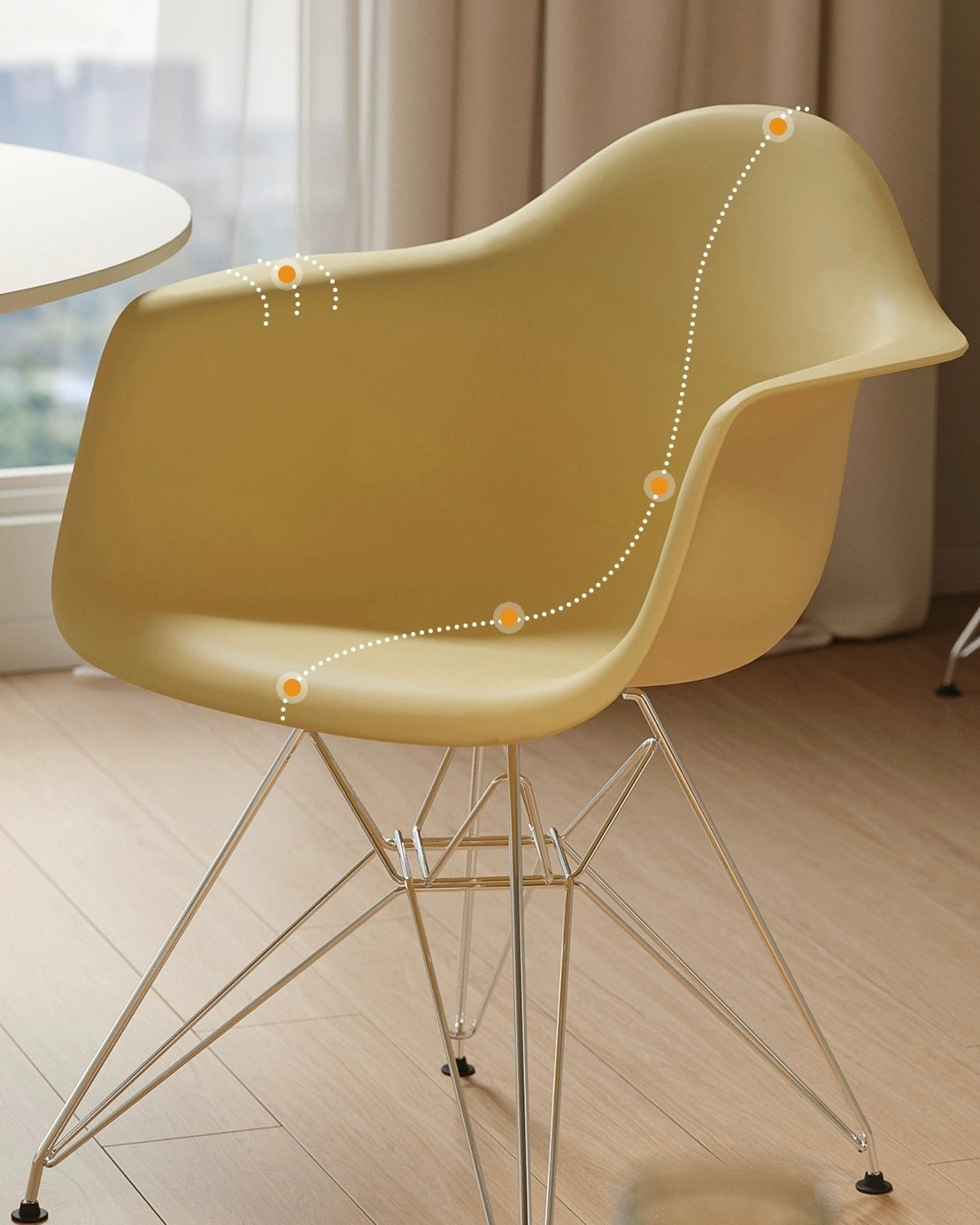 アームレストシンプルチェア