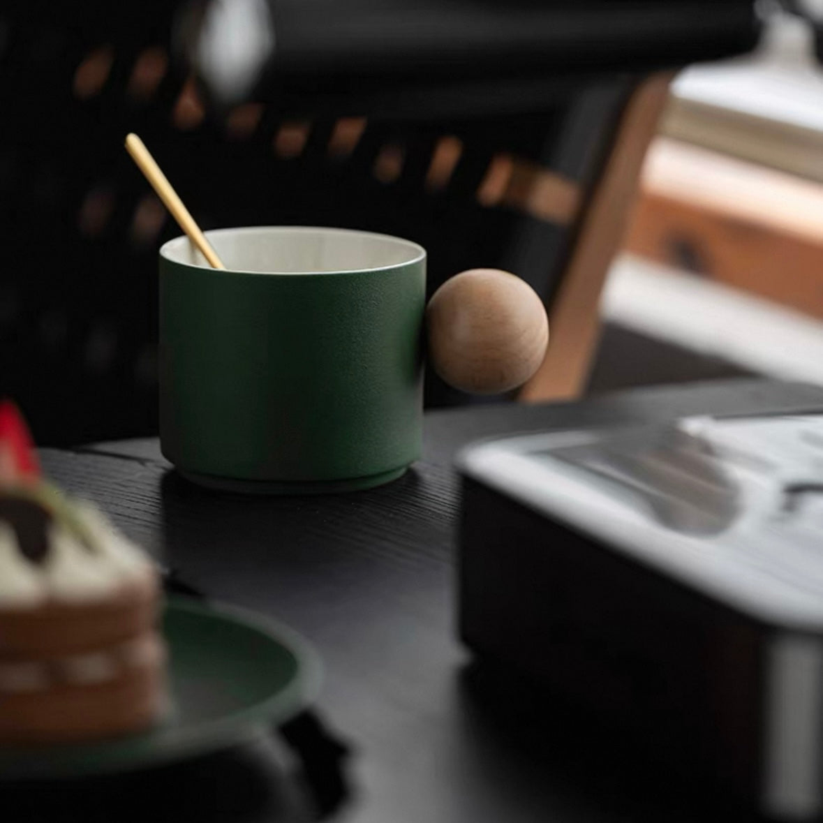 ウッドボールコーヒーカップ