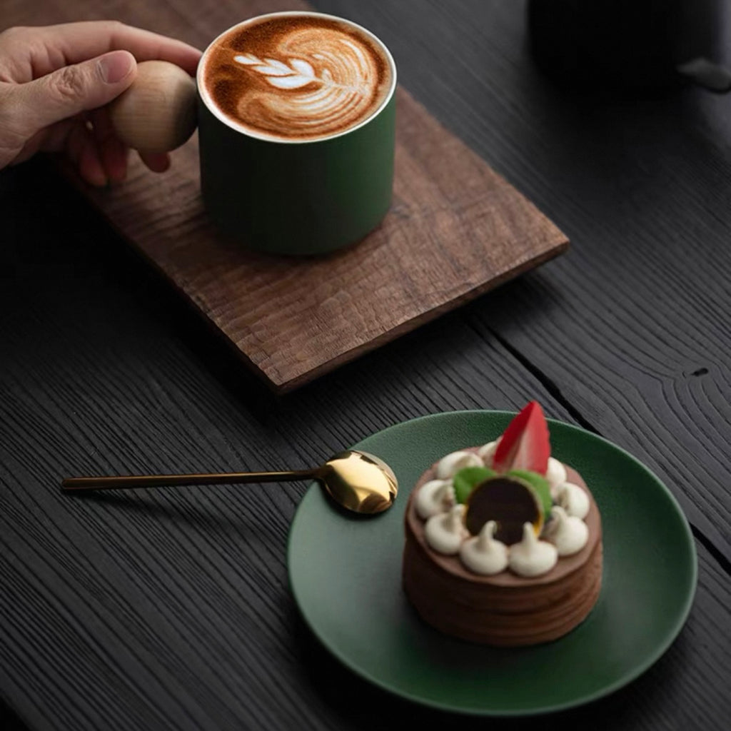 ウッドボールコーヒーカップ