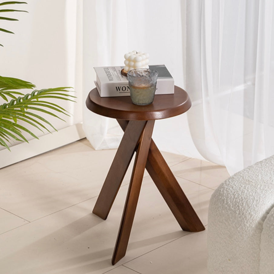 NEW】レトロウッドサイドテーブル – La Rum