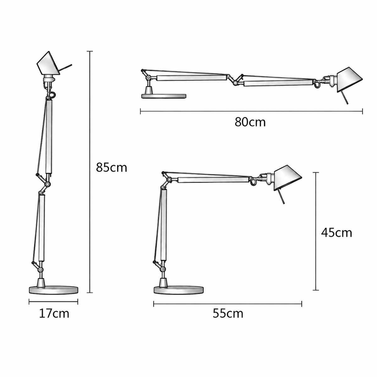 【新着アイテム】ルーヴル・アームランプ (Louvre Arm Lamp) 卓上サイズ